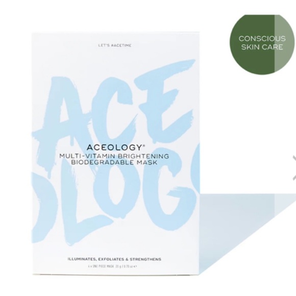 Aceology Other - MULTI-VITAMIN BRIGHTENING BIODEGRADABLE MASK